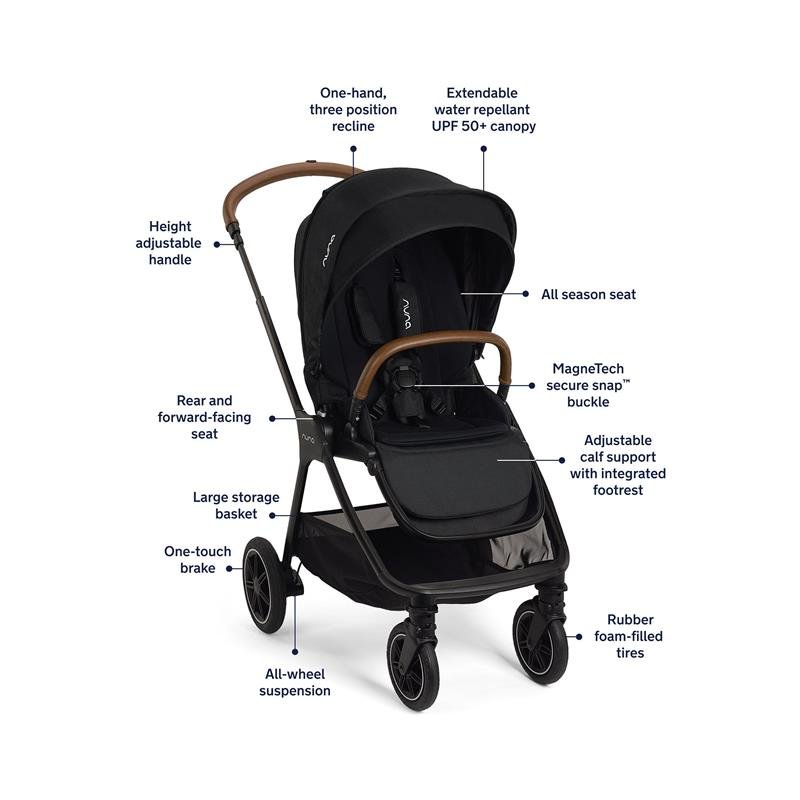 Nuna - Triv Next Stroller, Hazelwood - Image 15