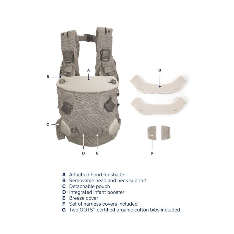 Nuna - Cudl Carrier, Fog - Image 8