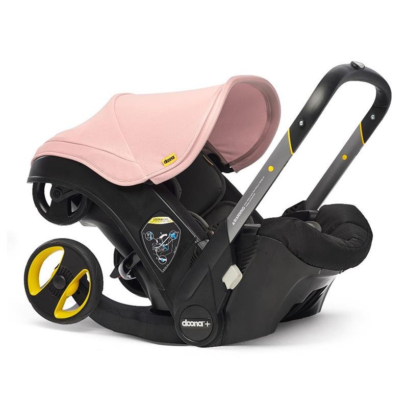 Doona - Infant Car Seat With Base & Stroller, Blush Pink - Image 4